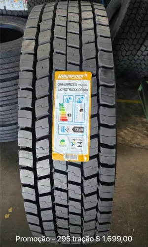 PNEUS 275/80 r22,5 e 295/80 r22,5 NOVOS 