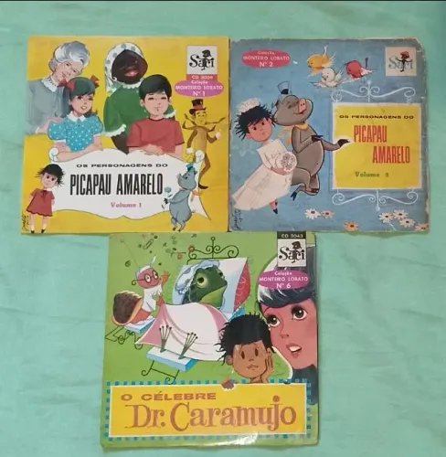 Coleção Sítio do PicaPau Amarelo - Discos Saci