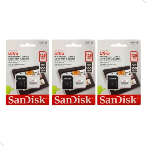 Kit 4 cartões SD SanDisk Original