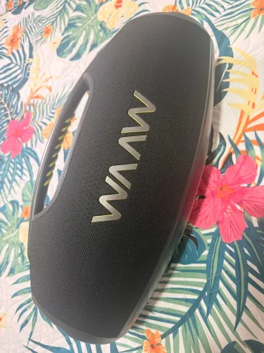 Caixa Bluetooth 180 Rms Waaw By Alok Hyperboom 1000, Resistente À Água Proteção Ipx7 Waaw