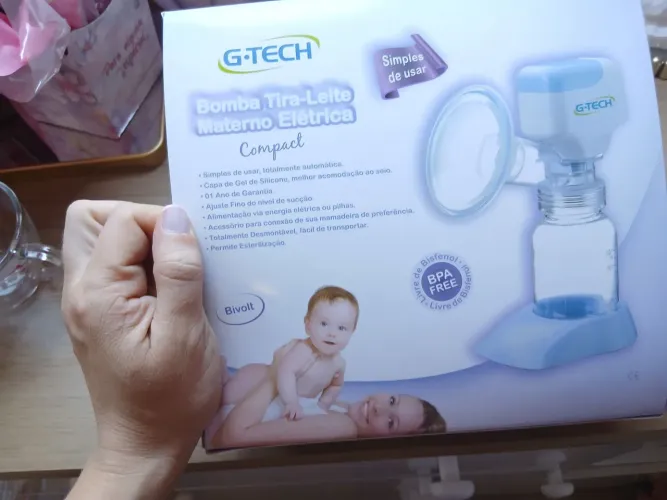 Bomba tira leite materno elétrica