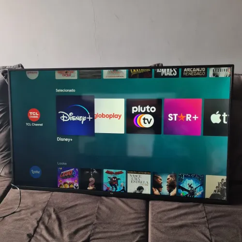 TV SMART 50 TCL 4K Google TV - Comando de Voz - Borda Infinita - Impecável - Entrego Hoje