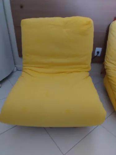 Sofá cama solteiro Futon legítimo 