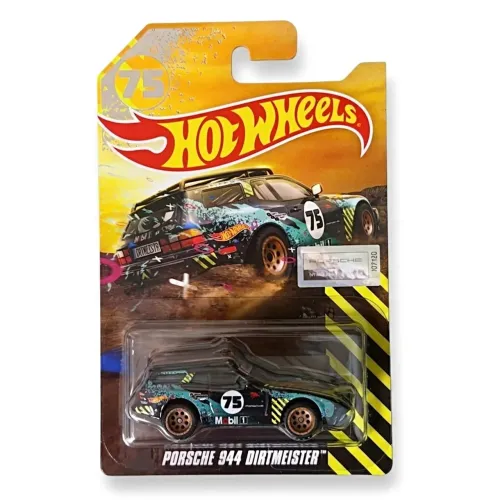 Miniatura Hot Wheels Mobil Porsche 944 Dirtmeister com protetor (LACRADA)