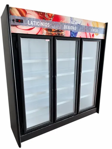 Geladeira expositor freezer 3 porta POLAR 1432L