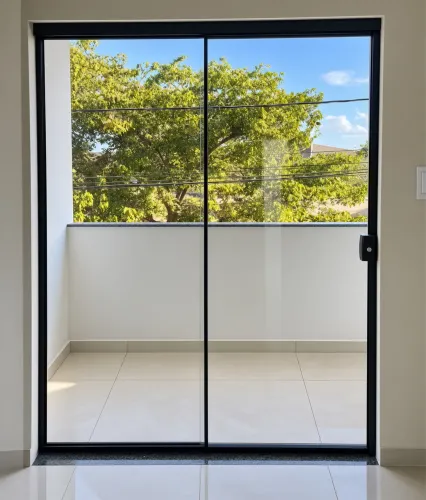 Portas de vidro temperado