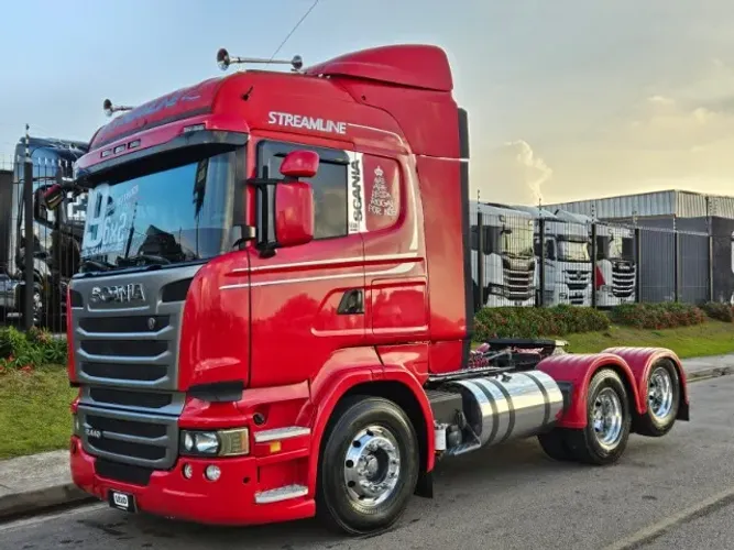 Scania R440 6x2 Streamline Ano 2019 RETARDER Automático Ar Condicionado Rodas de Alumínio