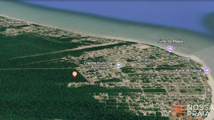 Terreno à venda, 384 m² por R$ 90.000,00 - Balneário Vitória - Itapoá/SC