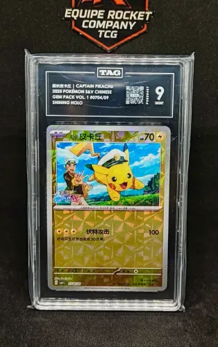 Capitão Pikachu Holo TAG 9