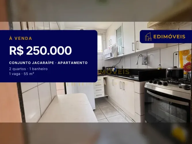 Conjunto Jacaraípe: Apartamento 2 quartos em condomínio, venha conhecer!