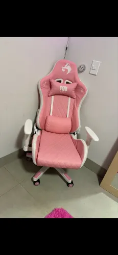 Cadeira gamer rosa