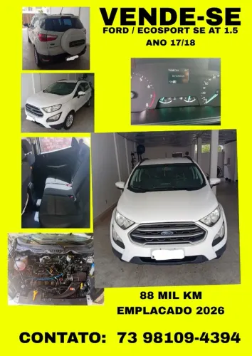 Ford Ecosport SE 1.5 12V Flex 5P Aut. 2018