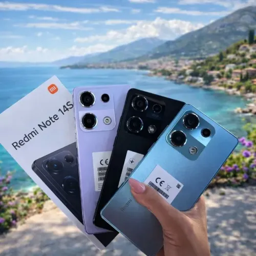 Redmi Note 14S ( 4G ) 256GB + 8GB RAM Global Com NFC Lilás e Azul