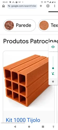 Vendo 2 milheiros de tijolo 1 mil cada