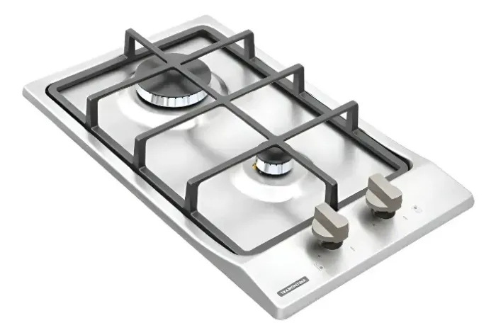 Cooktop Domino 2gx He Safestop 30 Tramontina Inox