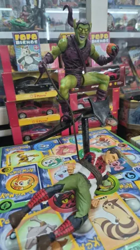 Figura Duende Verde Clássico E Homem Aranha - Marvel Select