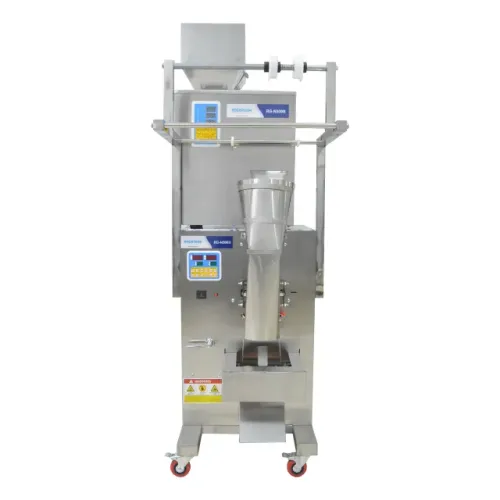 MÁQUINA DOSADORA E EMPACOTADORA AUTOMÁTICA REGISTRON RG-N500B + 30 BOBINA BOPP APROX 10kg 