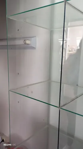 Vitrine de vidro modular 