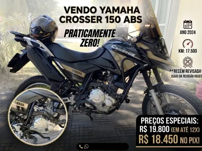 Yamaha Crosser 150cc Z ABS, ano 2024.
