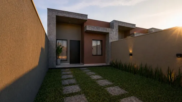 Vendo casa de 2/4 sendo uma suíte no papagaio