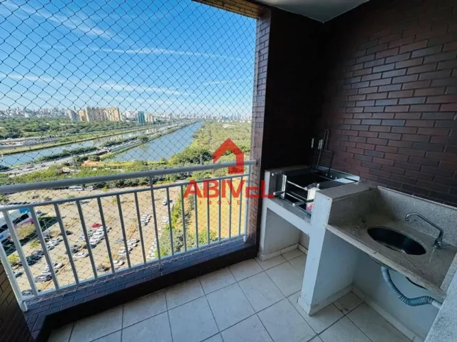 Apto p/ locação com linda vista p/ raia olímpica da USP (somente c/ fiador)