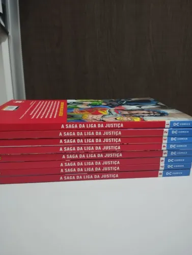 A saga da Liga da Justiça 1a temporada Grant Morrison, Mark Waid - pack volumes 1 ao 8