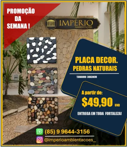 Pedras naturais em placas !
