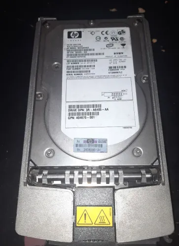 HD Servidor HP 300GB Ultra320 SCSI 10K 80-Pin + Gaveta (Tray)