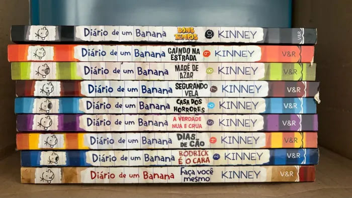 Coleção Diário de um Banana - 9 Livros de Jeff Kinney