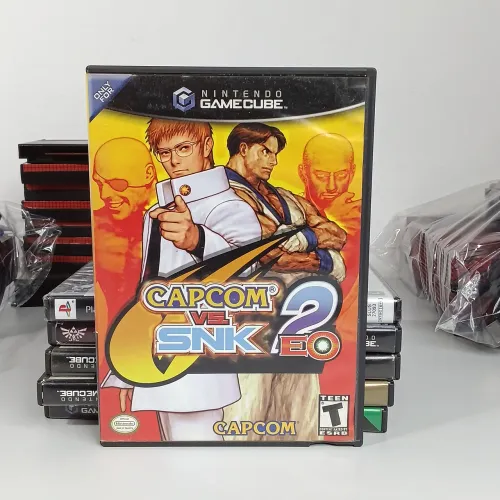 Vendo Jogo Capcom Vs Snk 2 Eo Game Cube Original Semi novo