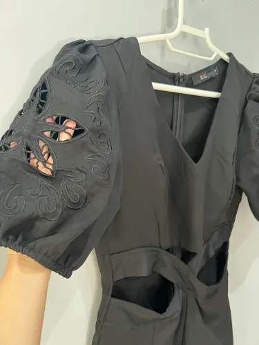 Macacão Preto, Tamanho 38(M) 50,00