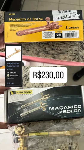 Maçarico de solda