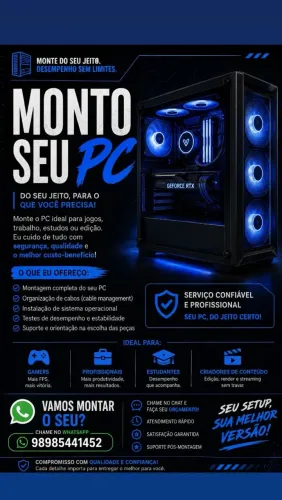 Monto seu pc