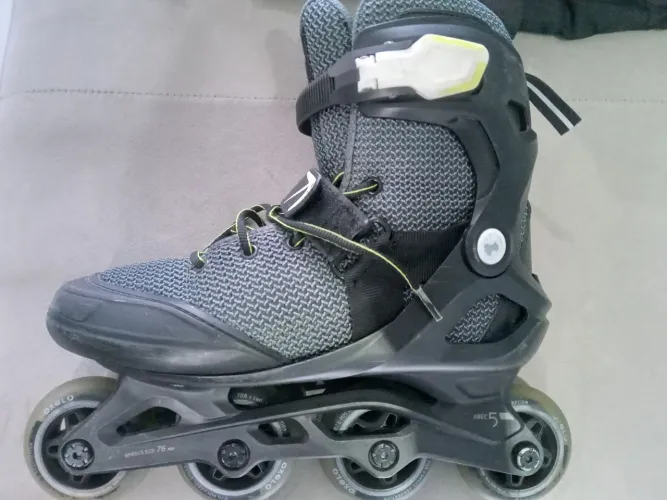 Patins Oxelo preto e cinza N°39
