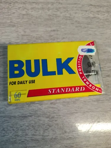 Fita K7 Bulk Standart 60 minutos - LACRADA
