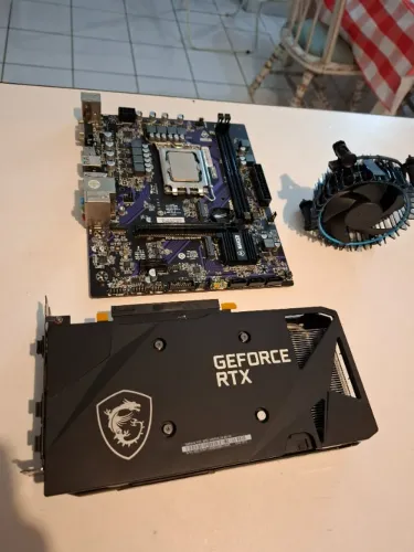 Kit upgrade PC GAMER - Placa vídeo RTX 3050 8gb + i3 12100f + placa mãe Mancer