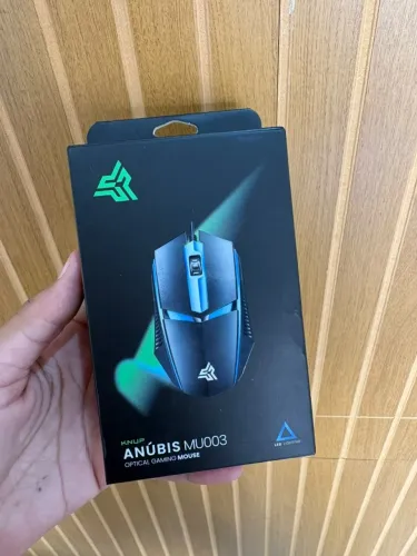Mouse Gamer RGB Knup Anúbis 1200 DPI USB