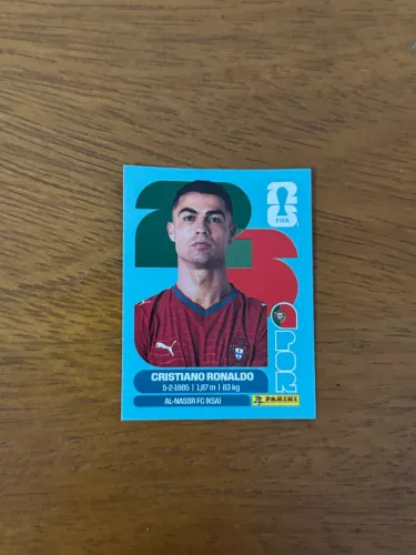 Figurinha Cristiano Ronaldo 2026