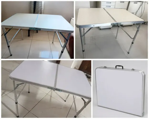 Mesa dobrável acampamento nova!