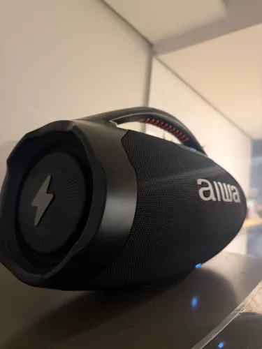 Caixa de som Boombox Aiwa