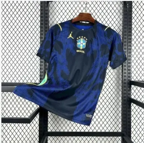 Camisa da Seleção 2026 Brasileira Azul e Amarela***