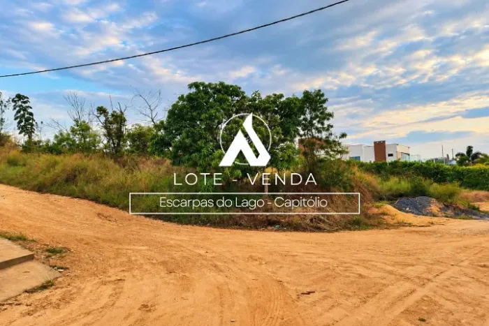 LOTE 980M² - ESCARPAS DO LAGO - CAPITÓLIO - FINANCIAVEL