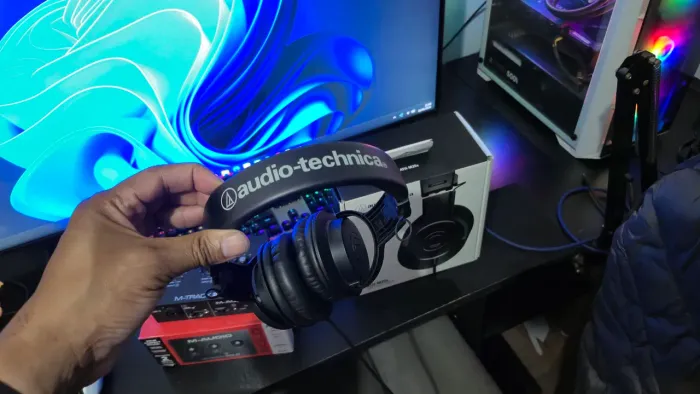 Fone de auvido Áudio Technica ATH-M20x fone de referência