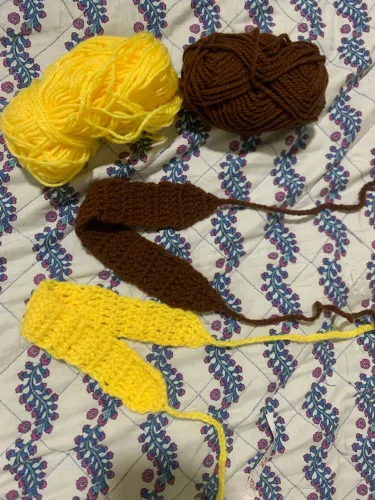 Faixa de cabelo de crochê