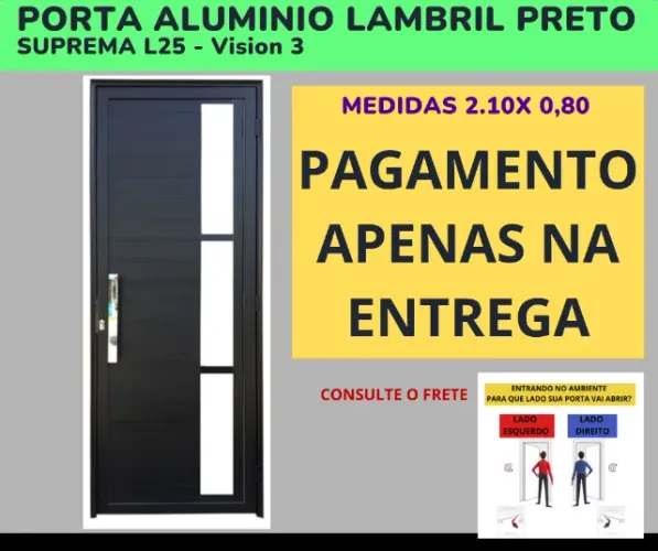 PORTA lambril duplo 2.10x80 - Pagamento apenas na entrega - frete a/c