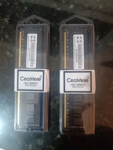 Memória ram 16gb 2x(8gb x 1600) (NOVAS)