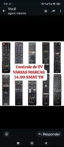 Controle de TV várias marcas 