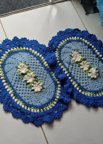 Tapete de crochê 