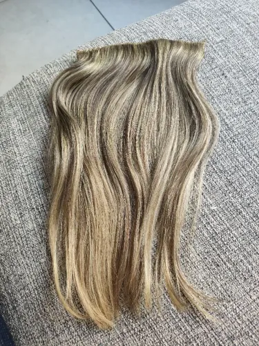 Aplique cabelo humano tic-tac