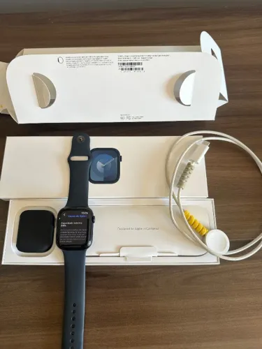 Apple Watch Séries 9 45mm - MUITO NOVO